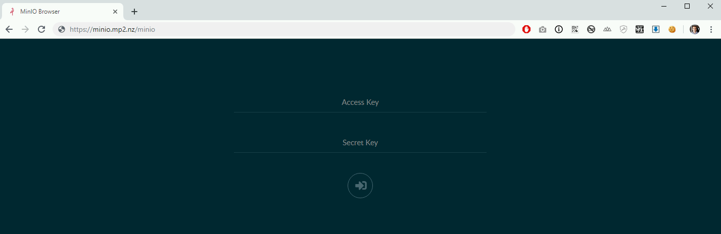 Minio reverse proxy using IIS with SSL Termination