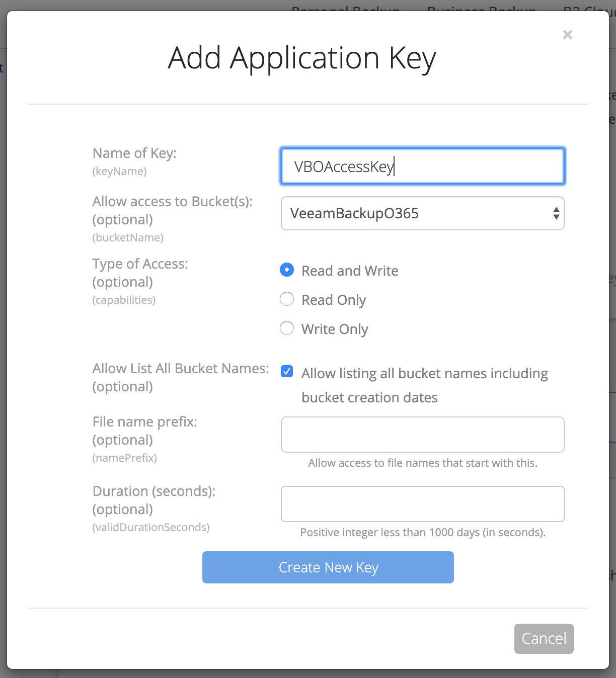 backblaze s3 api