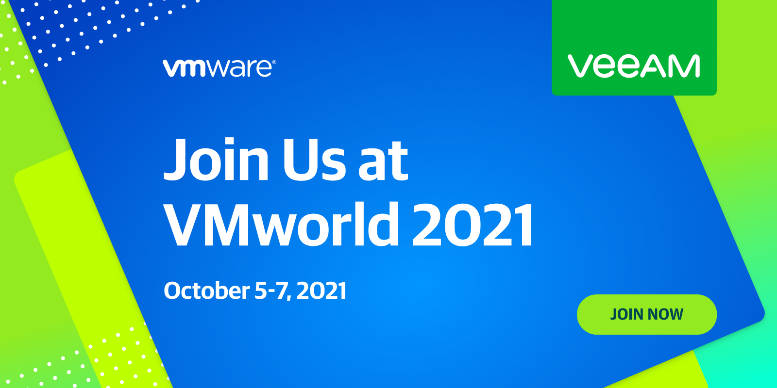 Veeam Sessions at VMworld 2021 (and plant a tree!)