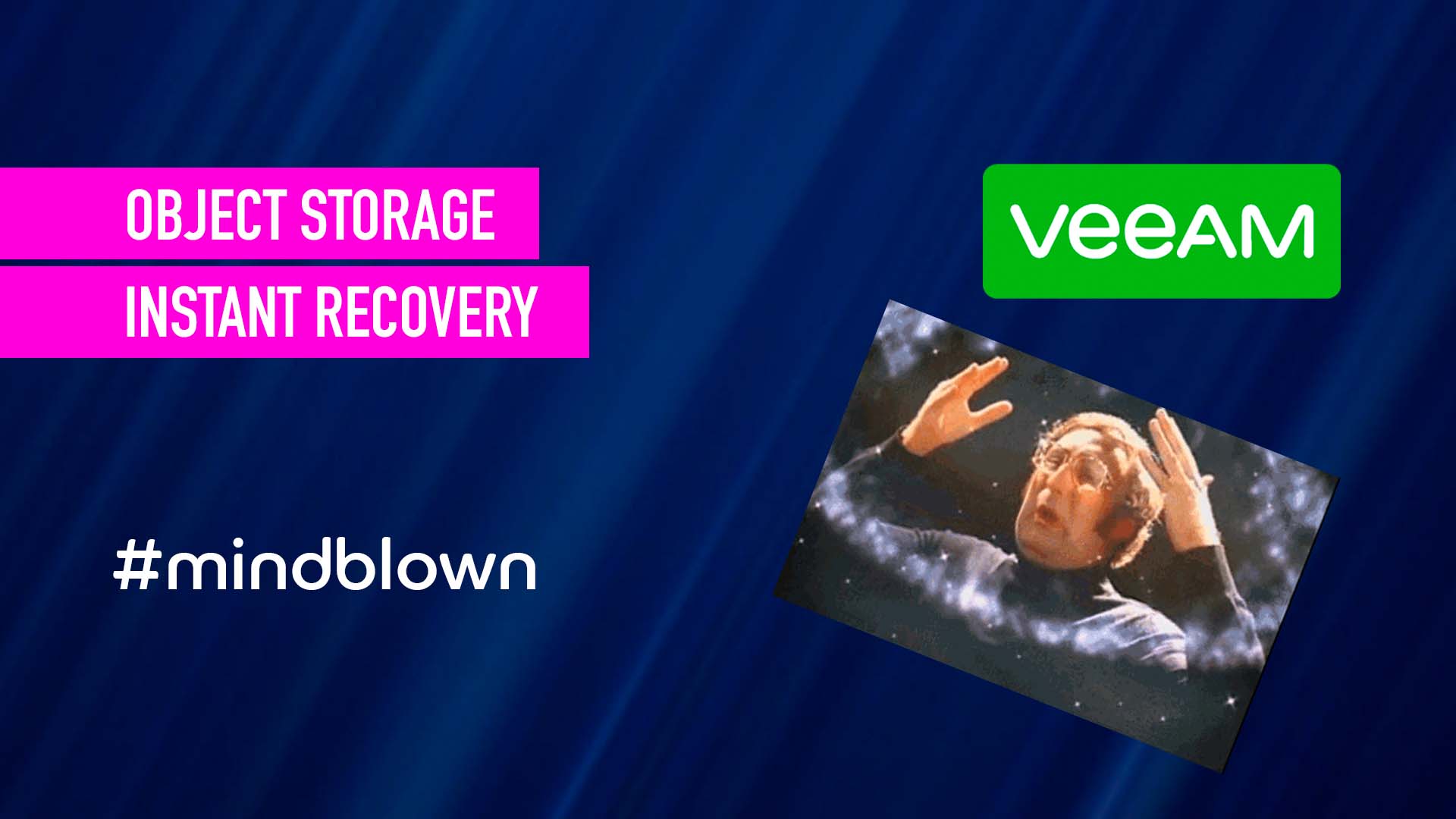 Veeam Instant Recovery direct from Object Storage