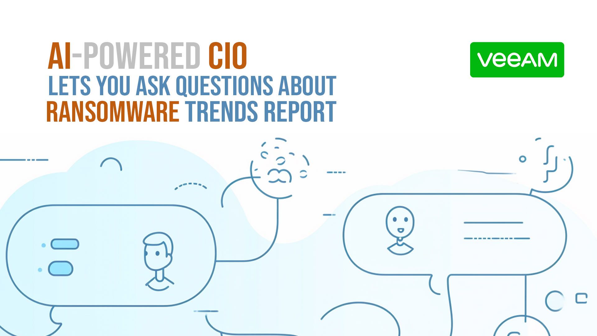 AI-powered CIO lets you ask questions of the Veeam Ransomware Trends Report 2023