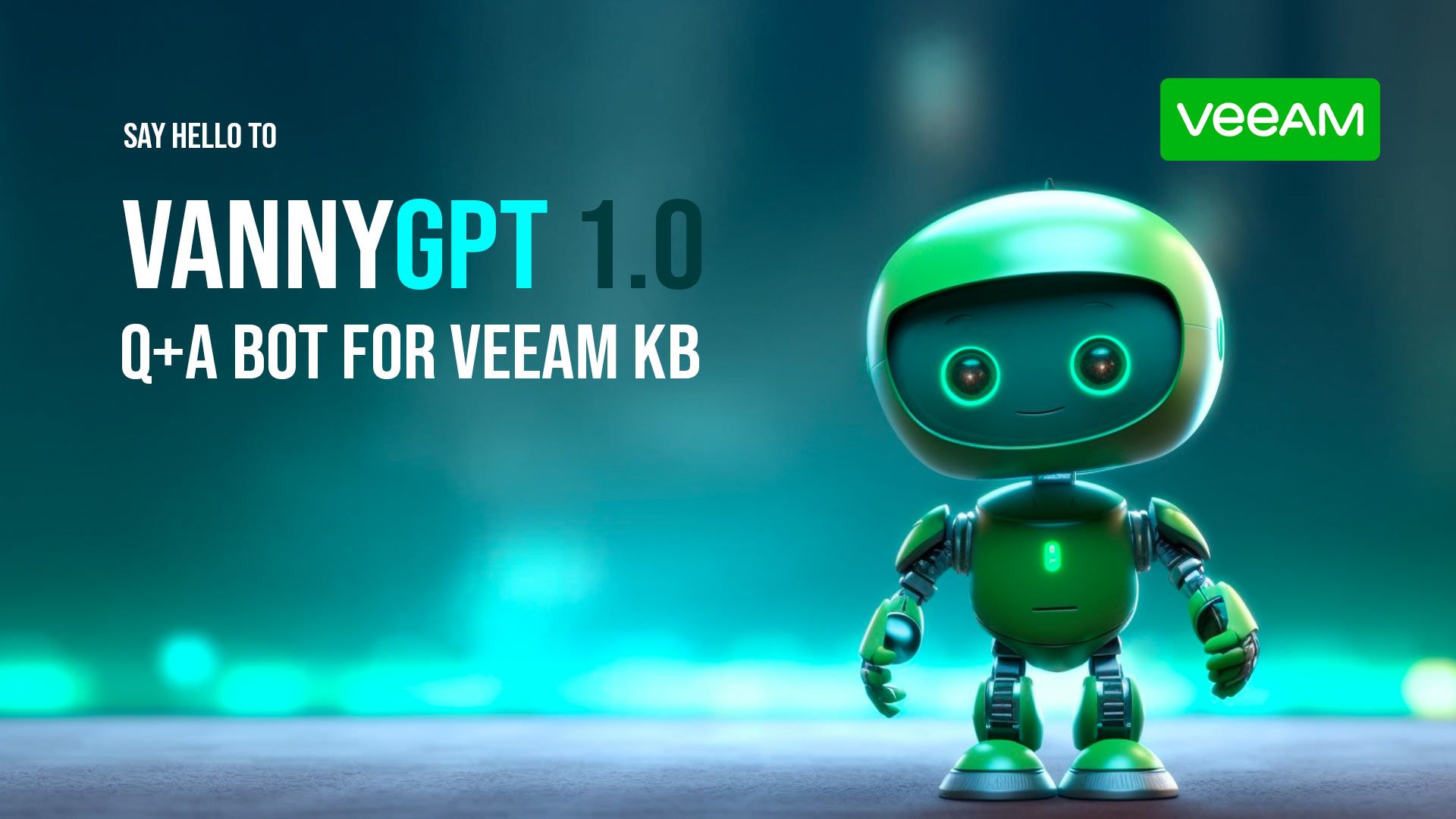 VannyGPT 1.0, a Chatbot for the Veeam KB data