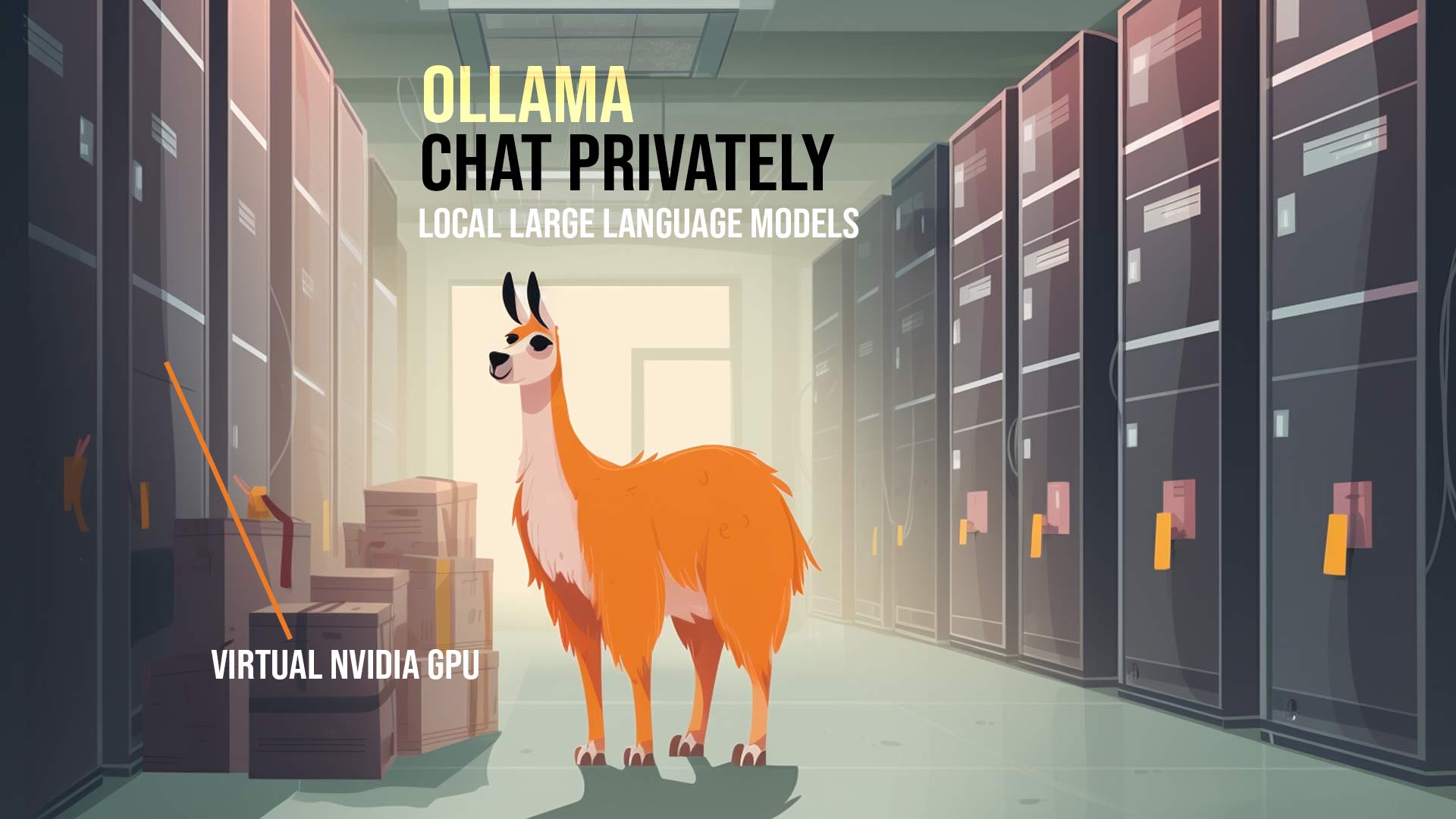 Chat privately using Ollama on your own infrastructure. Llama2 and Mistral on an NVIDIA A40 48GB GPU