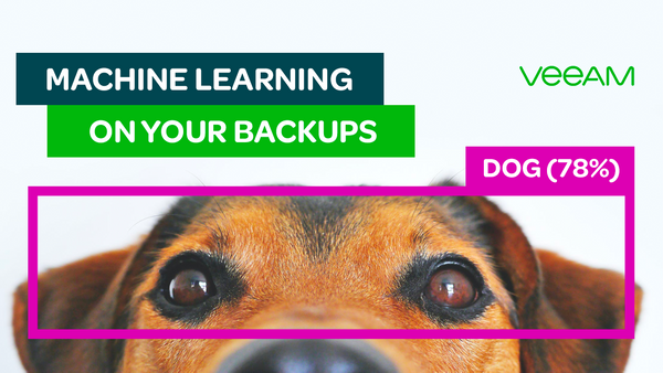 Machine learning on your Veeam backups? Sure! via the Data Integration API