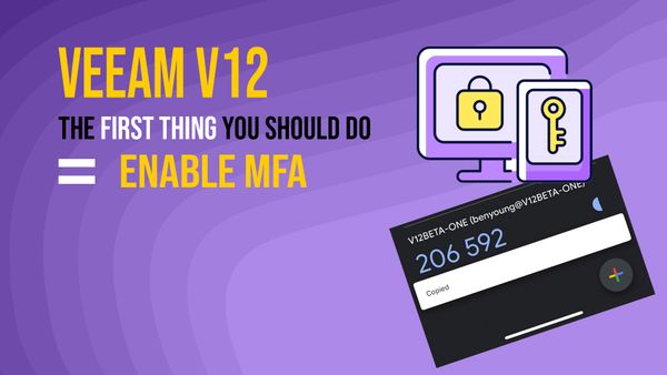 Protect your Veeam console by enabling MFA