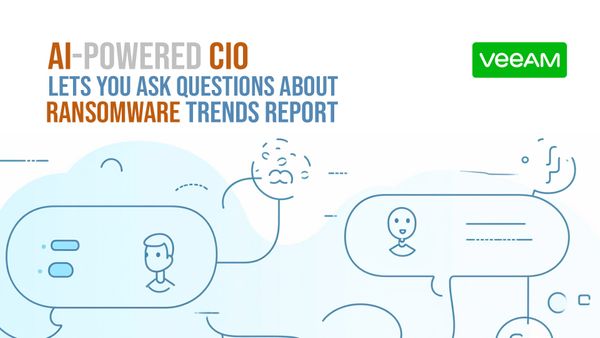 AI-powered CIO lets you ask questions of the Veeam Ransomware Trends Report 2023